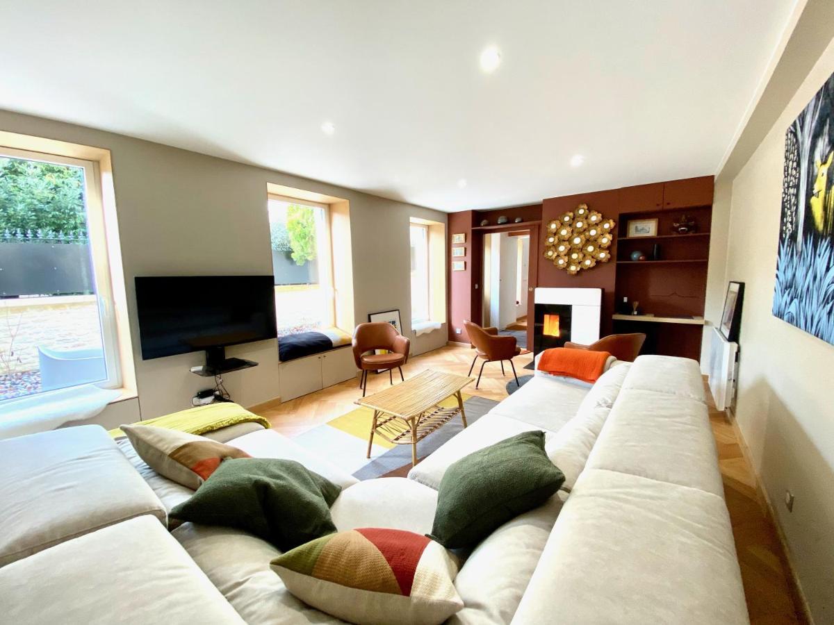 Le Capella, Magnifique Maison Au Calme Avec Garage Caen Exteriör bild