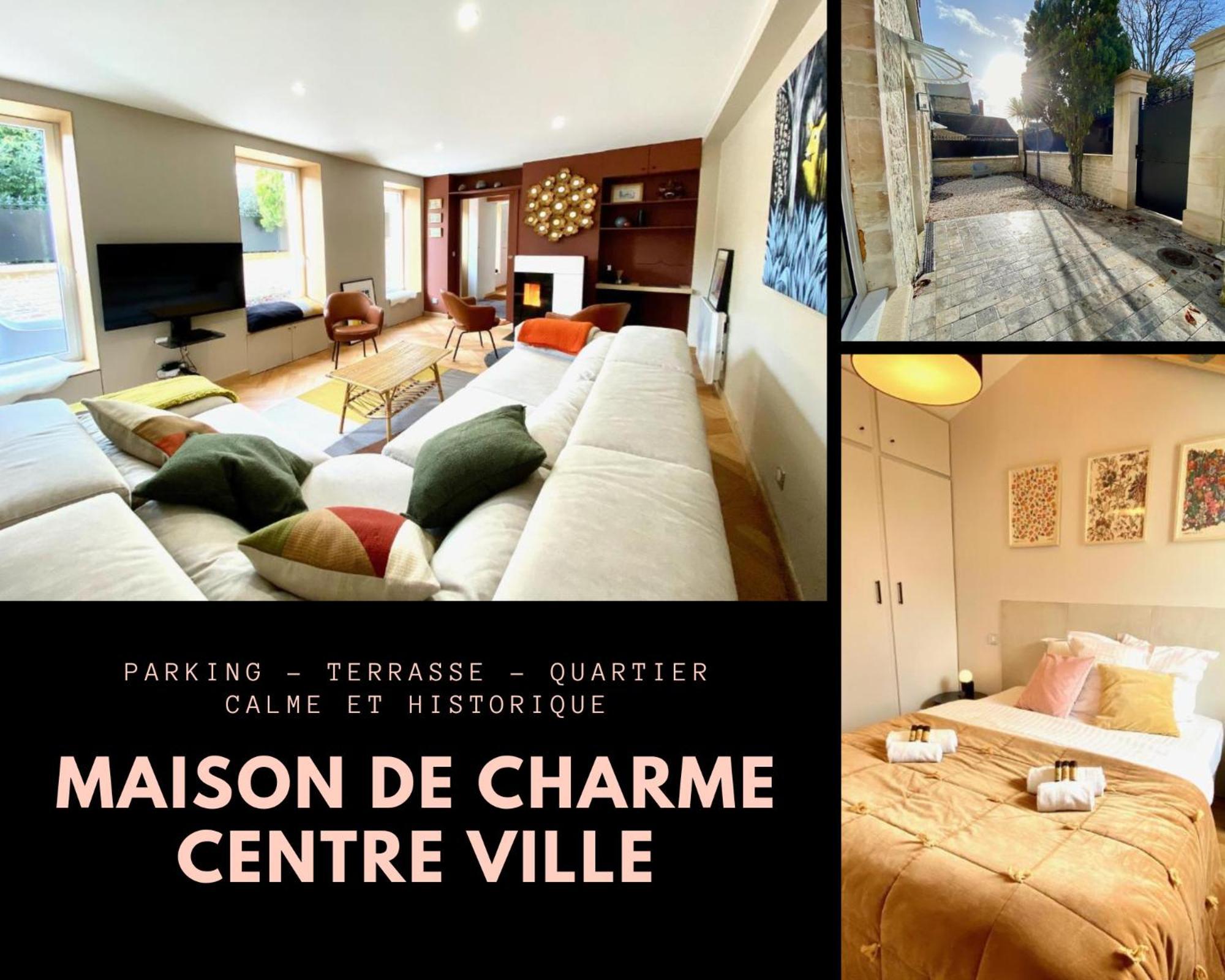 Le Capella, Magnifique Maison Au Calme Avec Garage Caen Exteriör bild